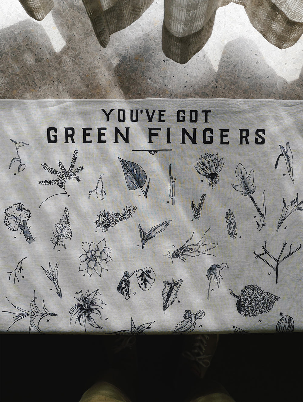【2タイプ セット】"GREEN FINGERS" 川本 諭 Drawing Bandanna